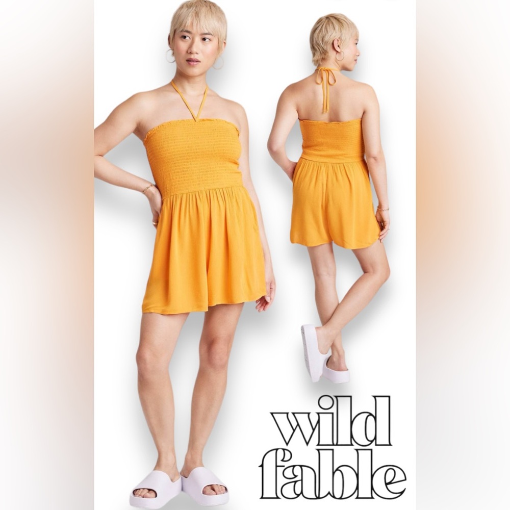 🧡 NWT Women's Wild Fable Smocked Romper 🧡